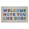 Stupell Industries Hope You Like Pets Dog Cats Sisal Door Mat,18x30